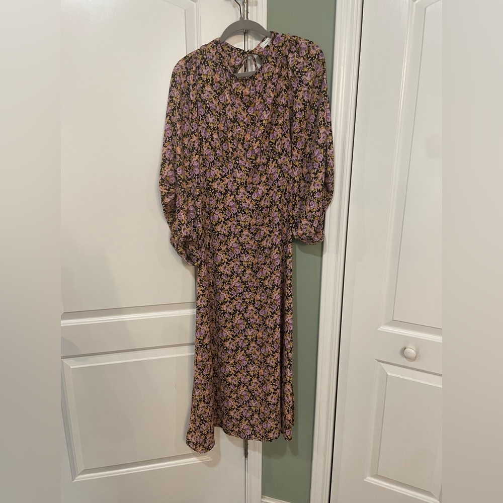 Perfect for fall. Top shop dress with open back